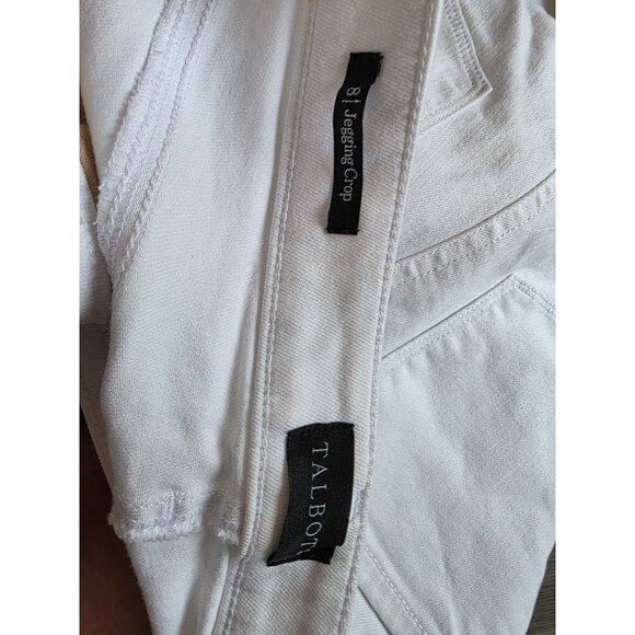 Talbots Womens White Jegging Crop Jeans Size 8 - Picture 3 of 5